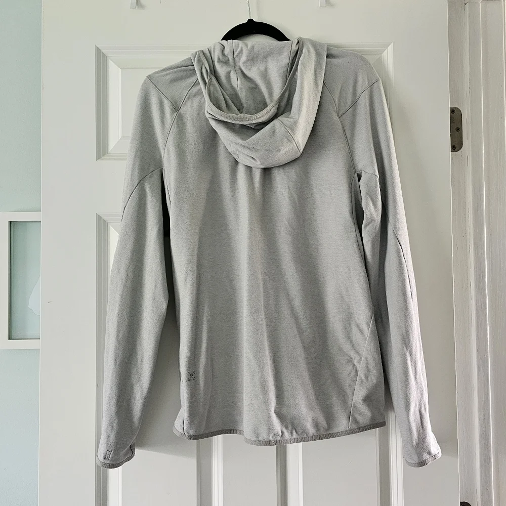Lululemon Surge Warm Full Zip Hoodie Jacket - Heathered Sea Salt
